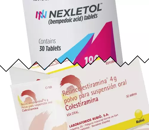 Nexletol vs Kolestyramiini